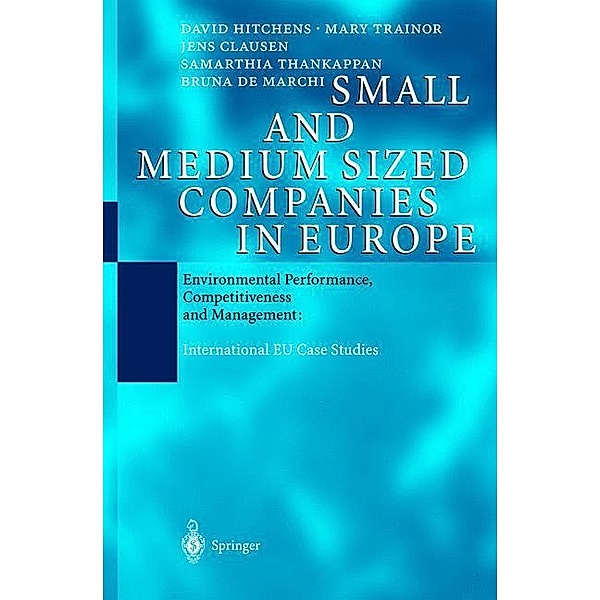 Small and Medium Sized Companies in Europe, David Hitchens, Mary Trainor, Jens Clausen