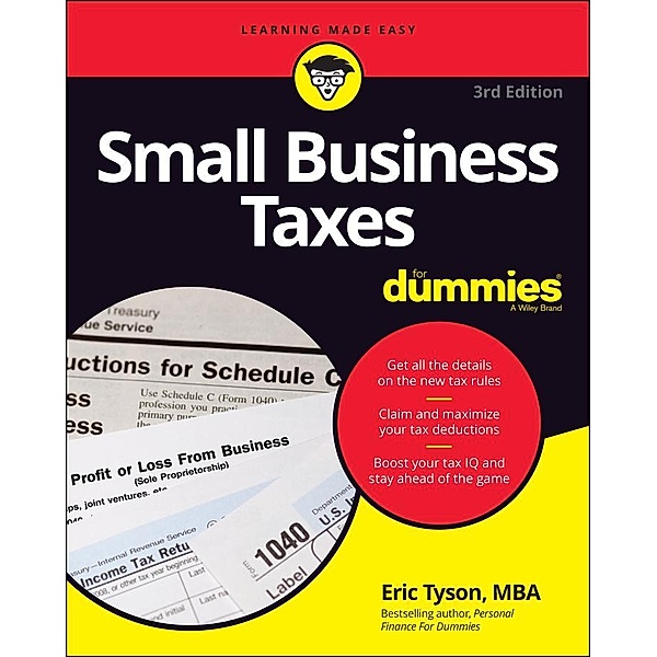 Small Business Taxes For Dummies, Eric Tyson