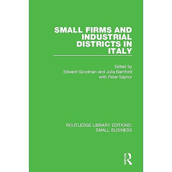 Small Firms and Industrial Districts in Italy