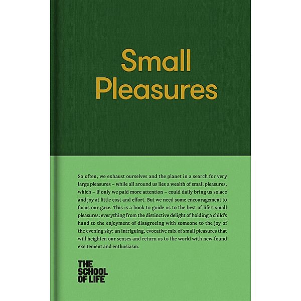 Small Pleasures / The School of Life Library, The School of Life