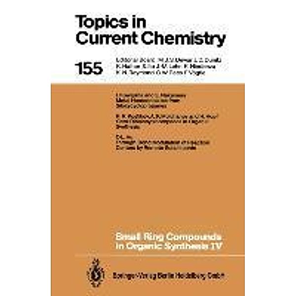Small Ring Compounds in Organic Synthesis IV