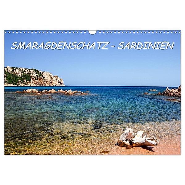 SMARAGDENSCHATZ - SARDINIEN (Wandkalender 2024 DIN A3 quer), CALVENDO Monatskalender, Braschi