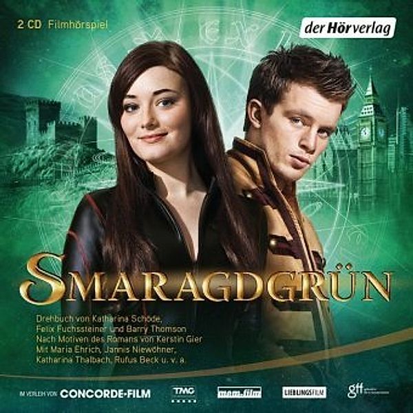 Smaragdgrün, 2 Audio-CDs, Kerstin Gier