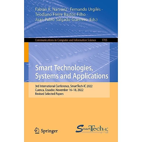 Smart Technologies, Systems and Applications / Communications in Computer and Information Science Bd.1705