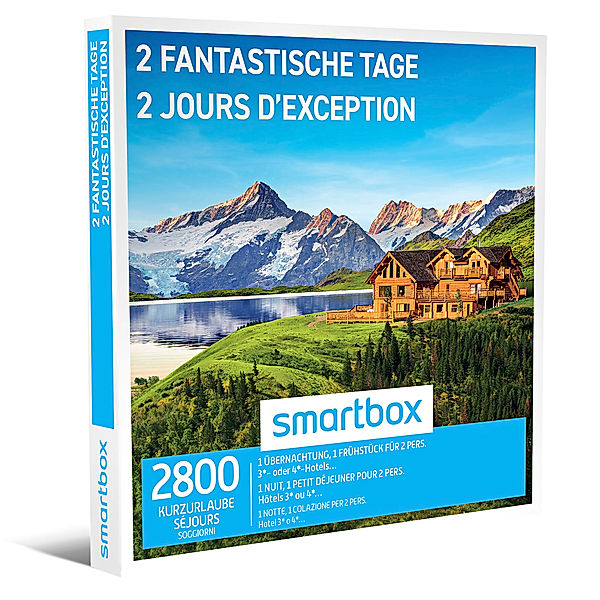 Smartbox 2 FANTASTISCHE TAGE/2 JOURS D'EXCEPTION