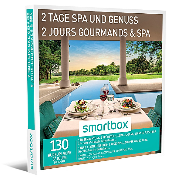 Smartbox 2 TAGE SPA UND GENUSS/2 JOURS GOURMANDS & SPA