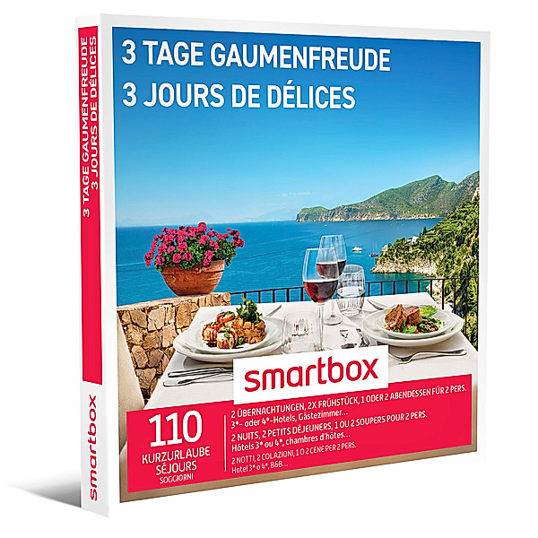 Smartbox 3 TAGE GAUMENFREUDE/3 JOURS DE DÉLICES