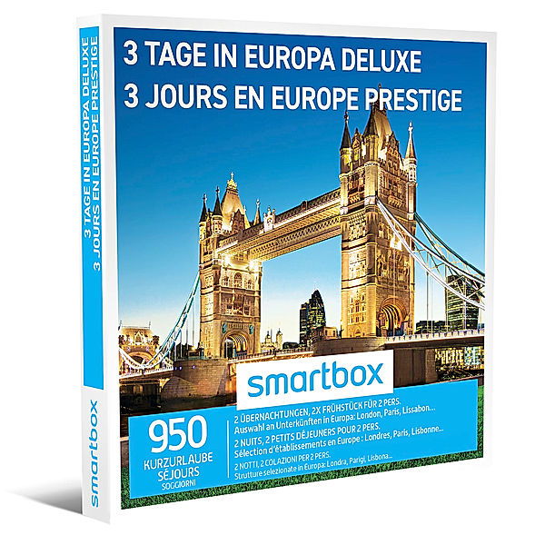 Smartbox 3 TAGE IN EUROPA DELUXE/3 JOURS EN EUROPE PRESTIGE