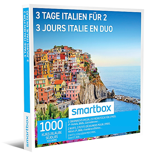 Smartbox 3 TAGE ITALIEN FÜR 2/3 JOURS ITALIE EN DUO
