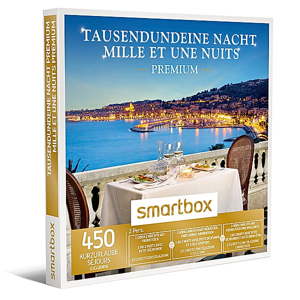 Smartbox TAUSENDUNDEINE NACHT PREMIUM/MILLE ET UNE NUITS PREMIUM