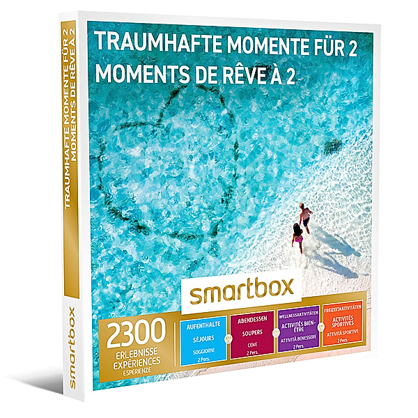 Smartbox TRAUMHAFTE MOMENTE FÜR 2/MOMENTS DE RÊVE À 2