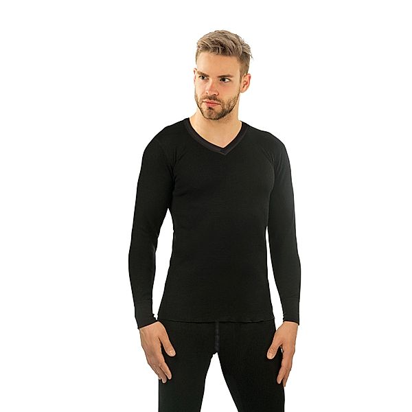 Smarttex Herren-Thermoshirt 2 tlg. (Größe:  3XL) schwarz/weiß