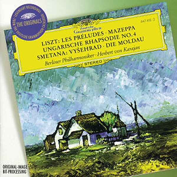 Smetana: The Moldau, Vysehrad / Liszt: Les Préludes, Mazeppa, Hungarian Rhapsody No.4, Herbert von Karajan, Bp