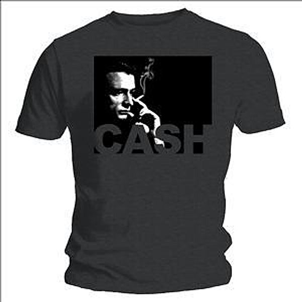 Smoking T-Shirt (Drkhth) (Xl), Johnny Cash