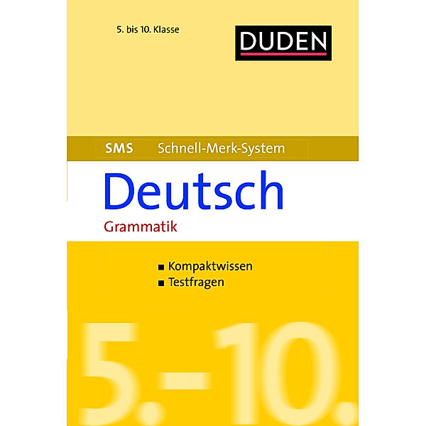 SMS Deutsch - Grammatik 5.-10. Klasse, Birgit Hock