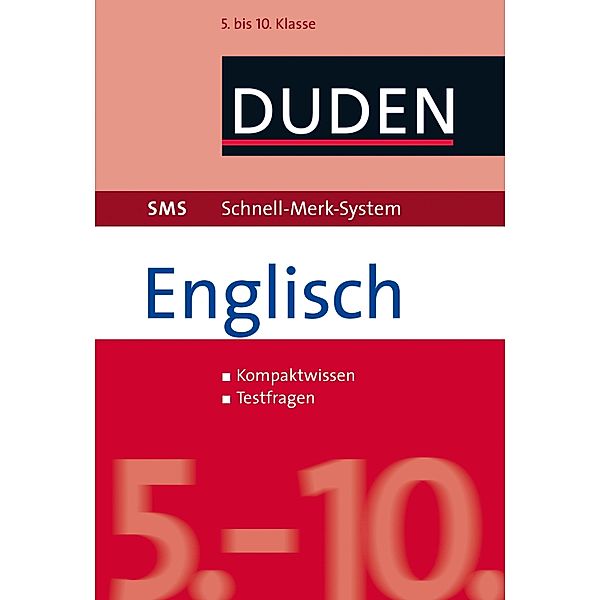 SMS Englisch 5.-10. Klasse / Duden SMS - Schnell-Merk-System, Nathalie Birko-Fleming, Marion Krause