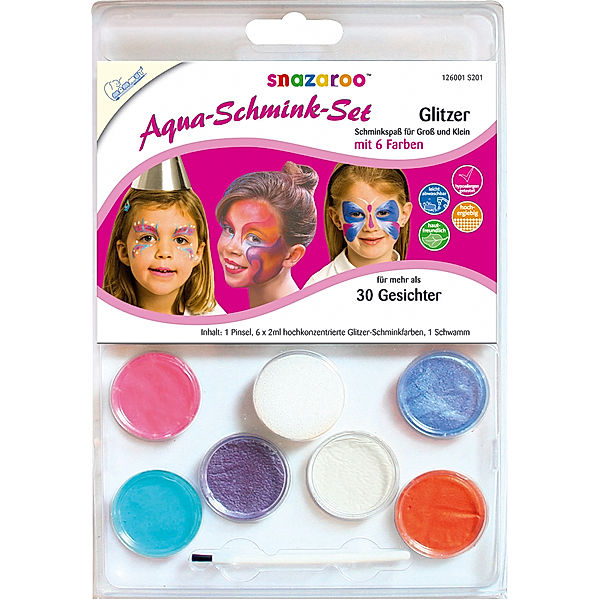 Snazaroo Aqua-Schmink-Set Glitzer