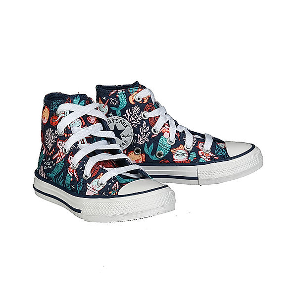 Converse Sneaker CTAS HI – MERMAID in navy/bunt