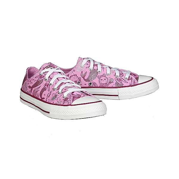 Converse Sneaker CTAS OX – MERMAID in pink/weiß