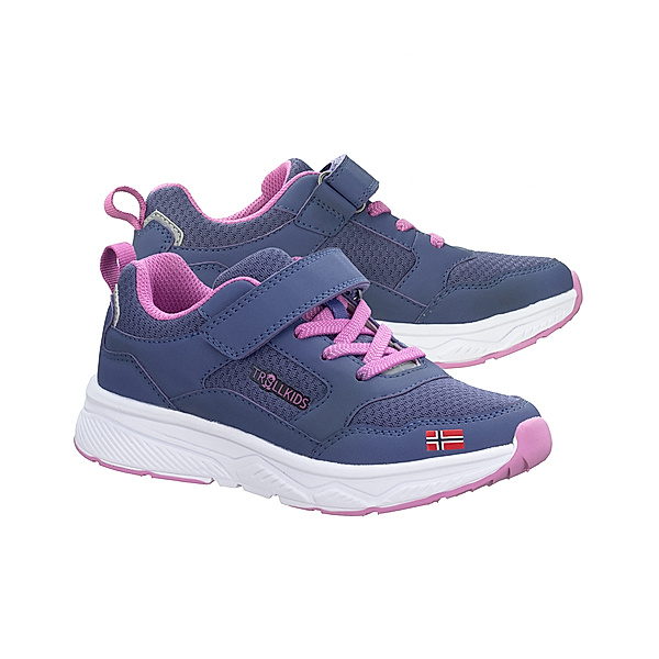 TROLLKIDS Sneaker HAUGESUND in violet blue/mallow pink