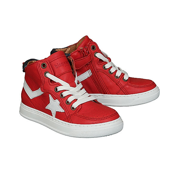 bisgaard Sneaker ISAK halbhoch in red