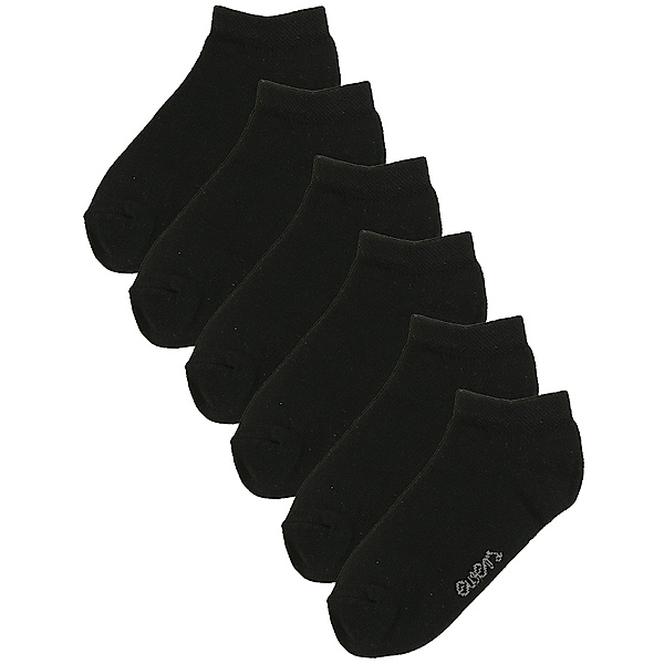 ewers Sneaker-Socken ESSENTIAL MIX 6er-Pack in schwarz