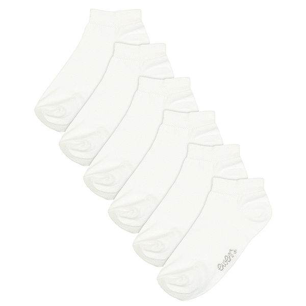 ewers Sneaker-Socken ESSENTIAL MIX 6er-Pack in weiss