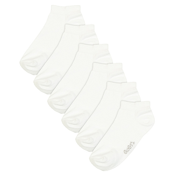 ewers Sneaker-Socken ESSENTIAL MIX 6er-Pack in weiß