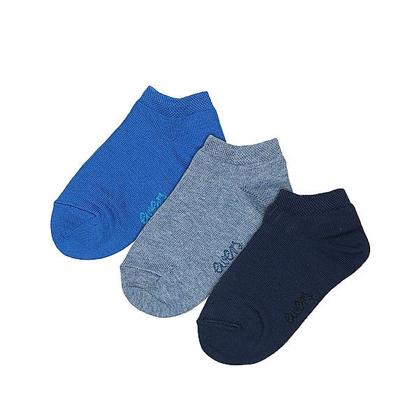 ewers Sneaker-Socken UNI 3er-Pack in jeans/blau/marine