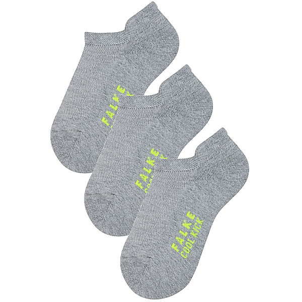 Falke Sneakersocken COOL KICK 3er-Pack in hellgrau