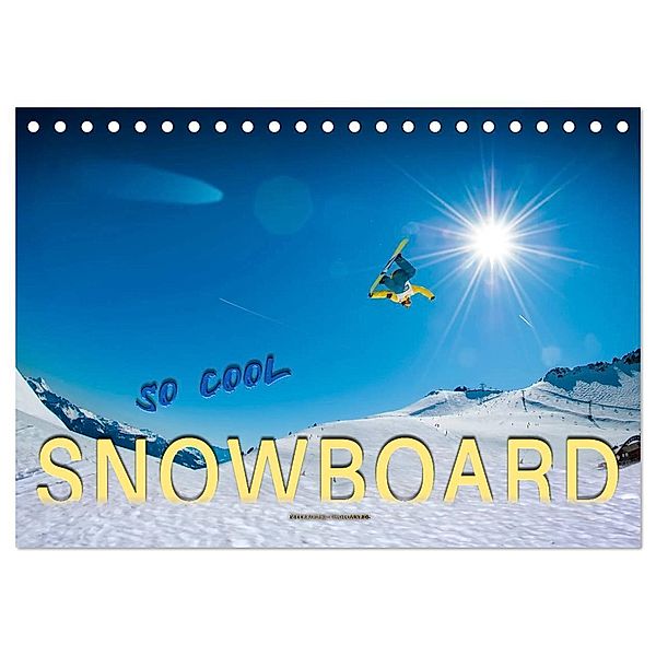 Snowboard - so cool (Tischkalender 2024 DIN A5 quer), CALVENDO Monatskalender, Peter Roder