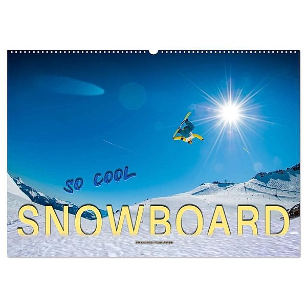 Snowboard - so cool (Wandkalender 2024 DIN A2 quer), CALVENDO Monatskalender, Peter Roder