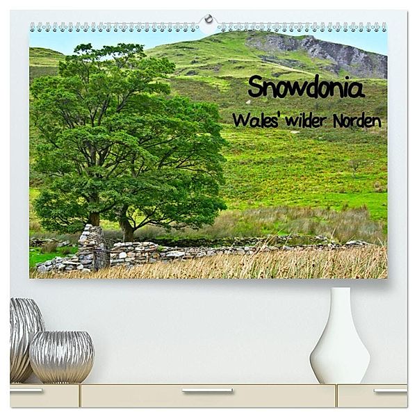 Snowdonia - Wales' wilder Norden (hochwertiger Premium Wandkalender 2025 DIN A2 quer), Kunstdruck in Hochglanz, Calvendo, Lost Plastron Pictures