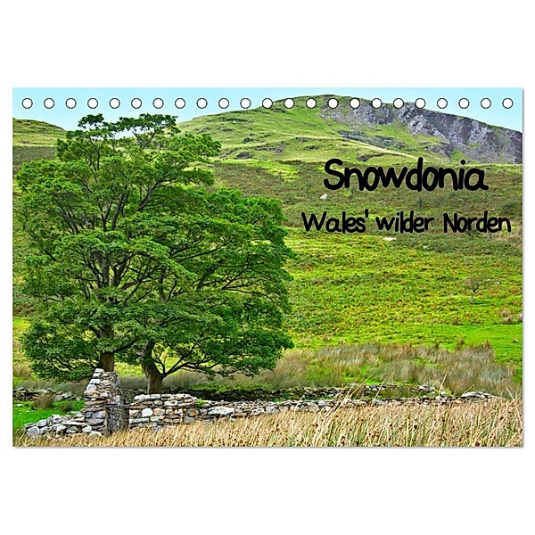 Snowdonia - Wales' wilder Norden (Tischkalender 2024 DIN A5 quer), CALVENDO Monatskalender, Lost Plastron Pictures