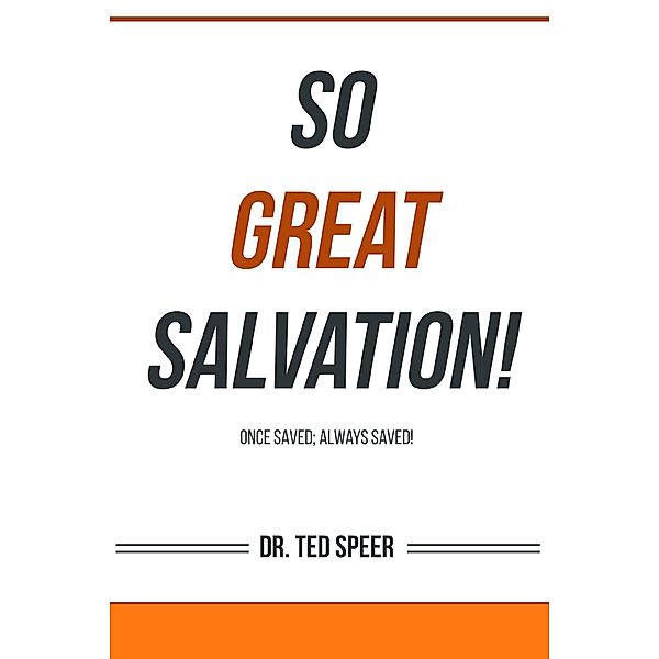 So Great Salvation, Ted Speer