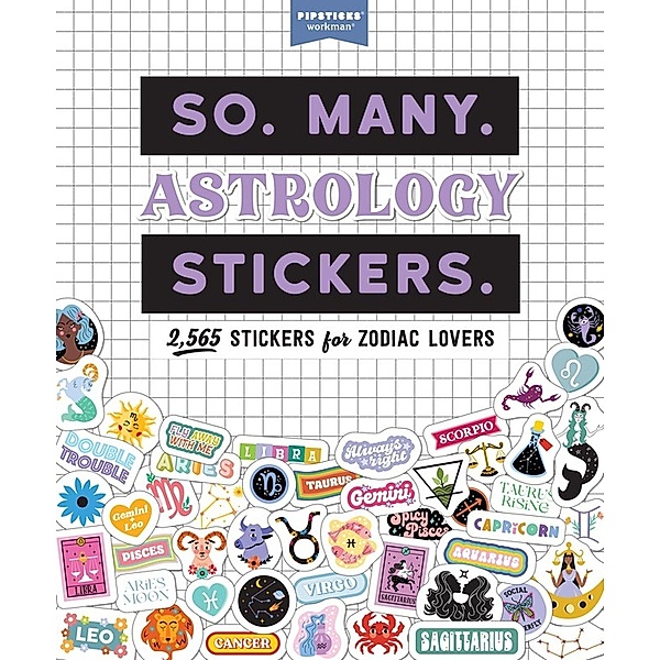 So. Many. Astrology Stickers.