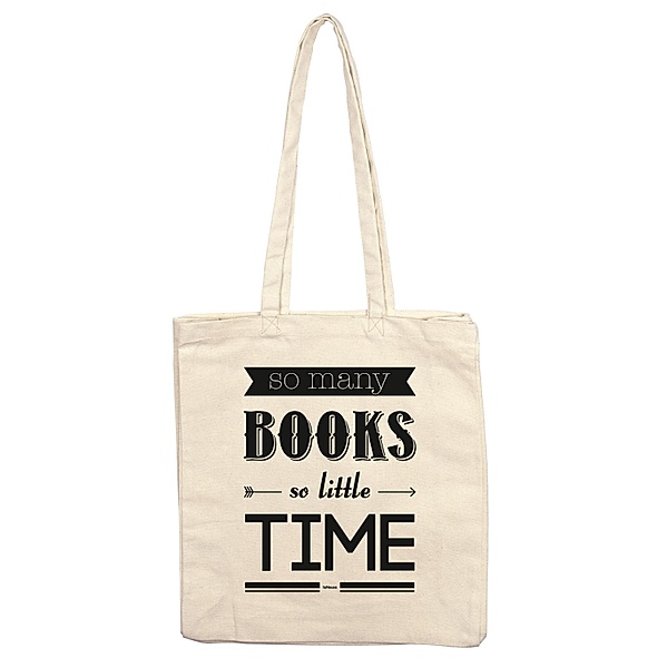 So many books, so Little time, Stofftasche