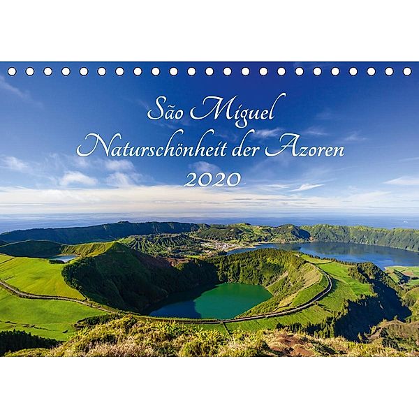 São Miguel - Naturschönheit der Azoren (Tischkalender 2020 DIN A5 quer), Janita Webeler