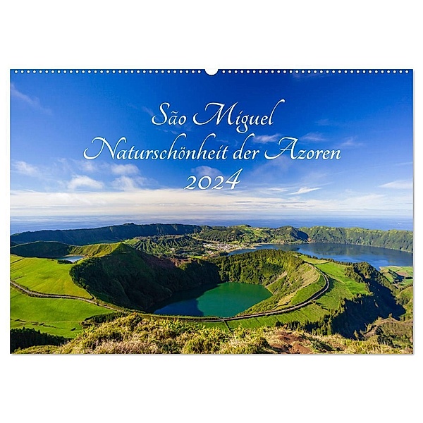 São Miguel - Naturschönheit der Azoren (Wandkalender 2024 DIN A2 quer), CALVENDO Monatskalender, Janita Webeler
