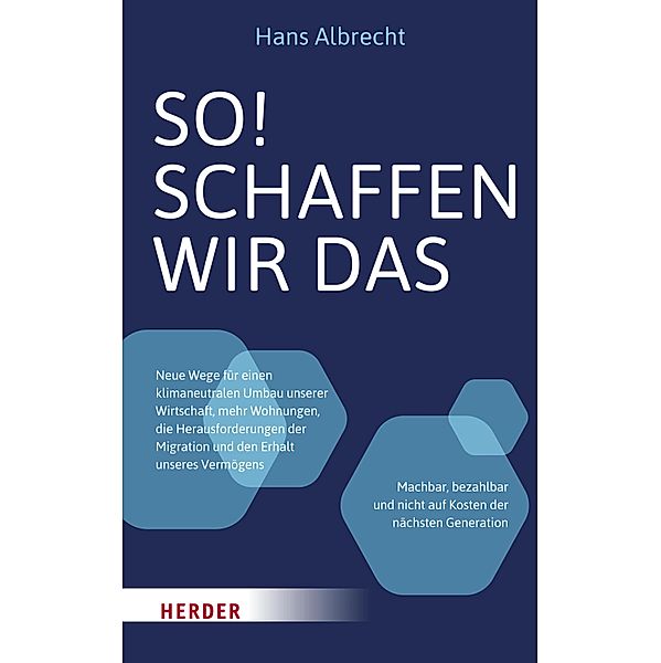 So! Schaffen wir das, Hans Albrecht