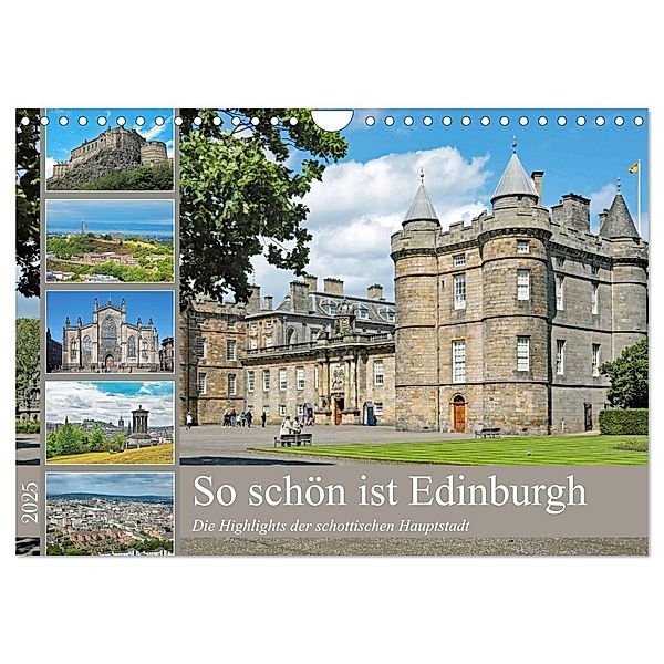 So schön ist Edinburgh (Wandkalender 2025 DIN A4 quer), CALVENDO Monatskalender, Calvendo, Klaus Eppele