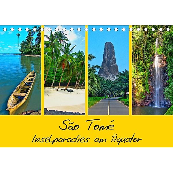 São Tomé - Inselparadies am Äquator (Tischkalender 2020 DIN A5 quer), Lost Plastron Pictures