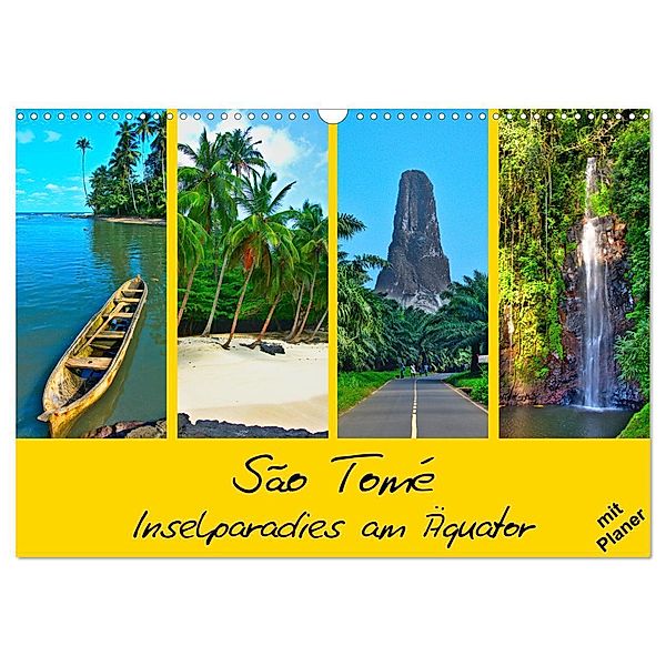 São Tomé - Inselparadies am Äquator (Wandkalender 2025 DIN A3 quer), CALVENDO Monatskalender, Calvendo, Lost Plastron Pictures