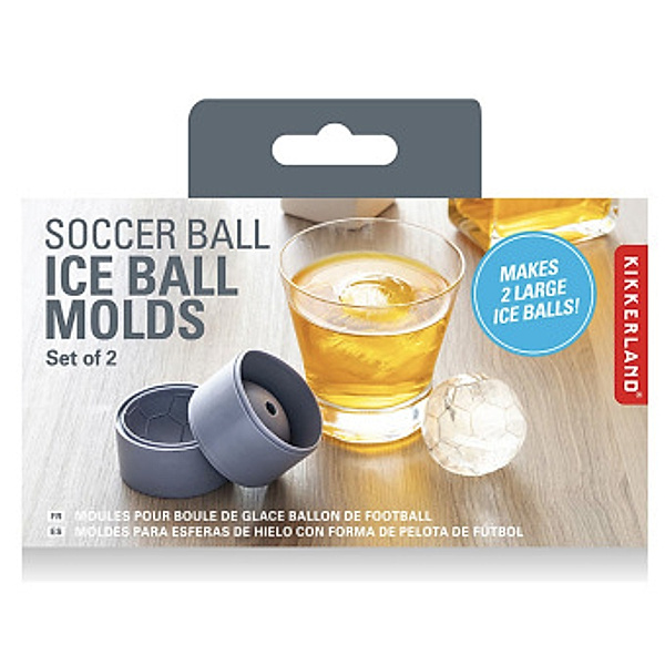 Soccer Ball Ice Ball Molds, Kikkerland Design Team