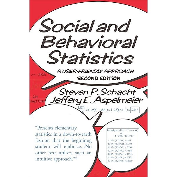 Social and Behavioral Statistics, Steven P. Schacht