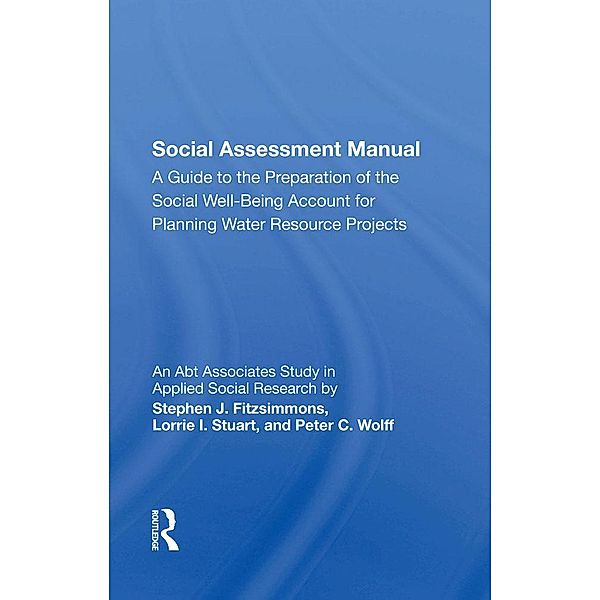 Social Assessment Manual, Judith Fitzsimmons, Edward Sampson