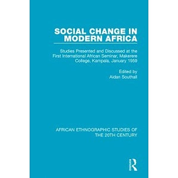Social Change in Modern Africa