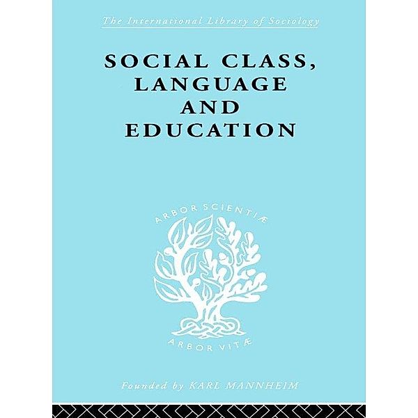 Social Class Language and Education, Denis Lawton