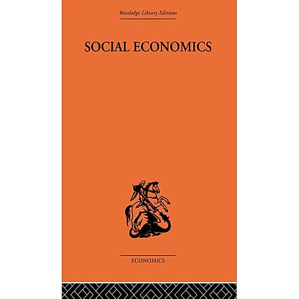 Social Economics, Friedrich von Wieser