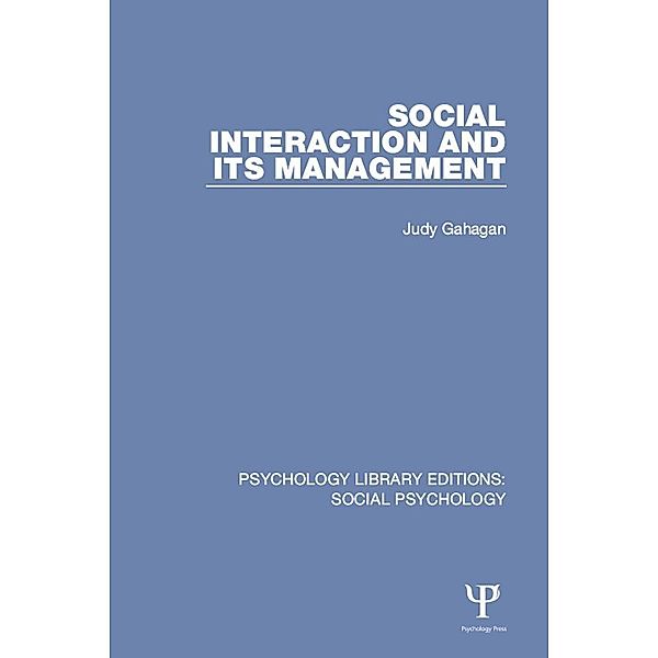 Social Interaction and its Management, Judy Gahagan